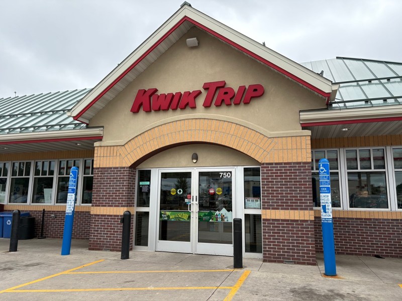 The storefront of a Kwik Trip in Minnesota